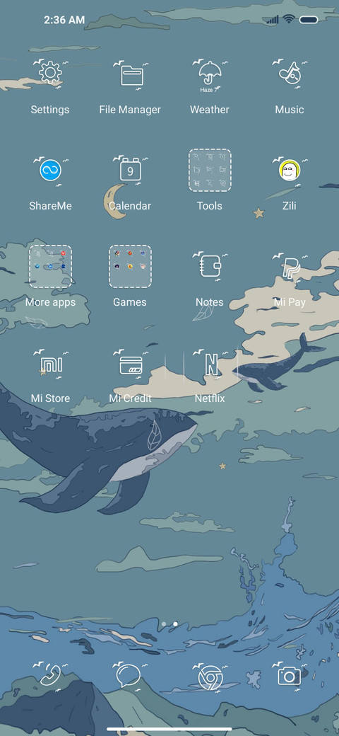 Gentle stars miui theme