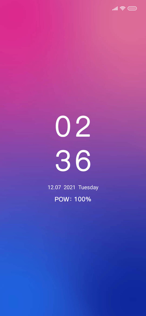 Gradient color preview