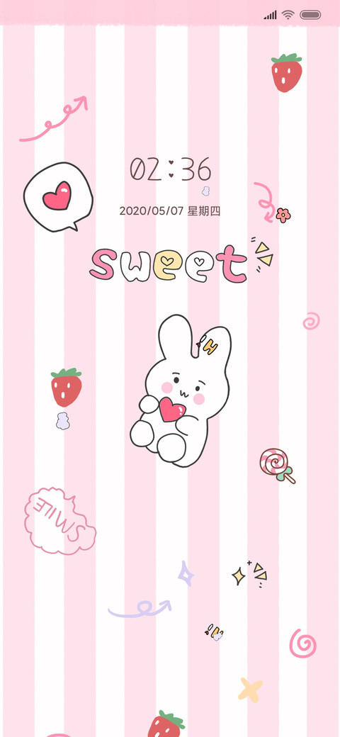 粉色开心小兔叽 preview