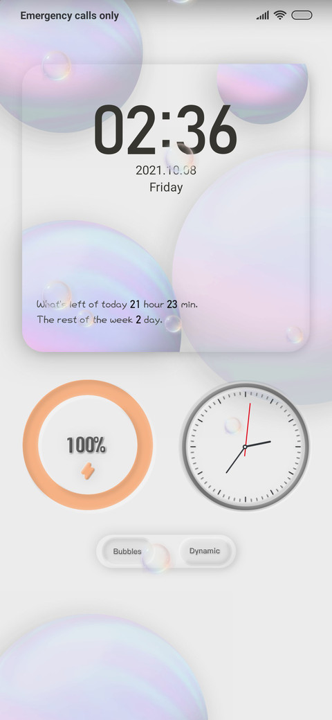Simple color ball preview
