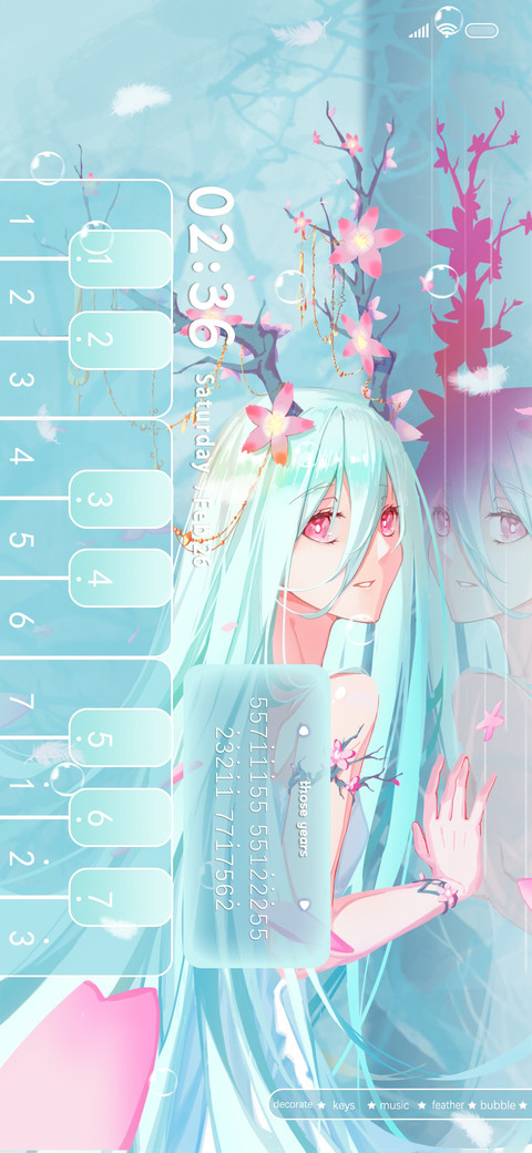 PianoGreenFlowers preview