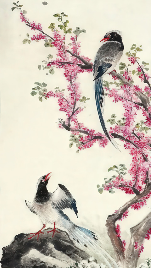 国画里的花鸟深情 preview
