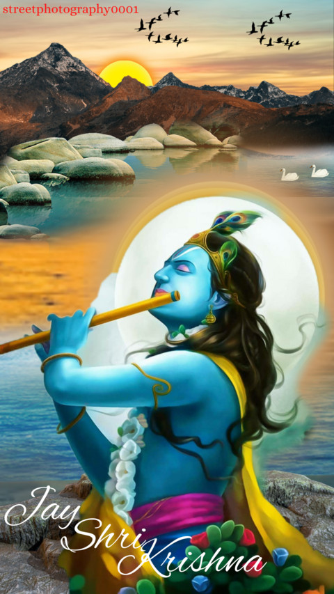 Beautiful wallpaper lord Krishna preview