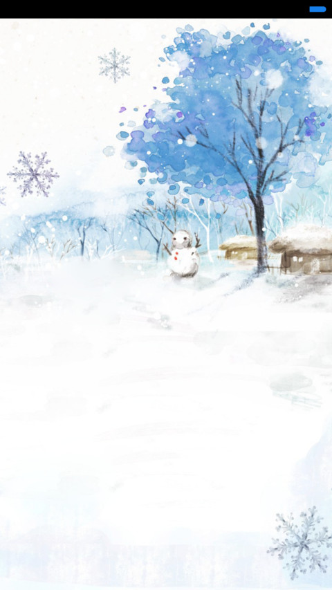雪人（动态雪花特效） preview