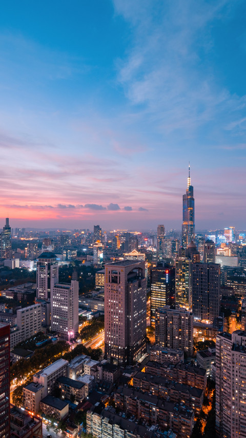 Nanjing's night scene is brilliantly lit preview