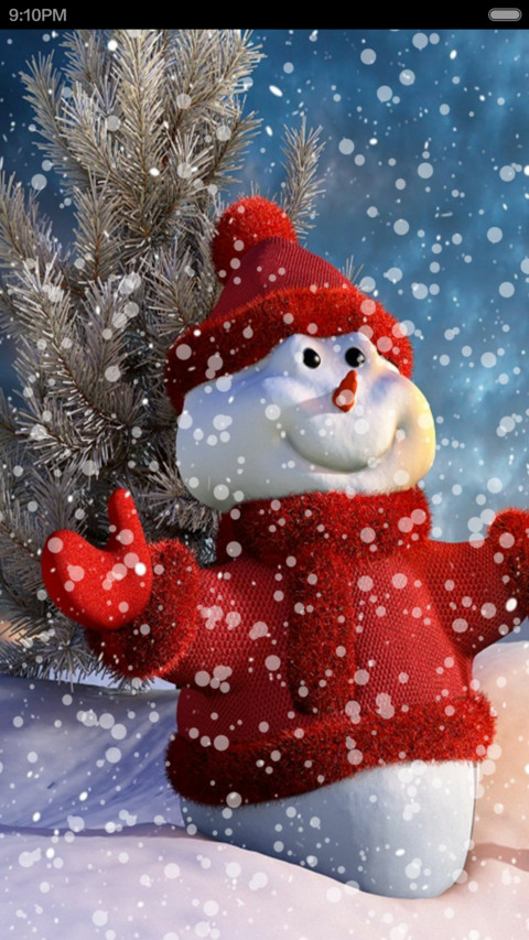 Christmas snowfall preview