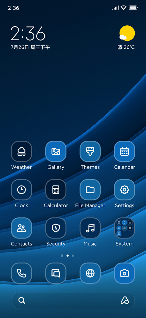 Blue Wavy preview