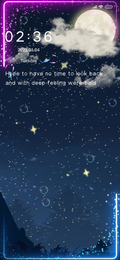 Cool starry sky preview