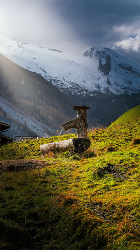 The drinking fountain in zille austria preview