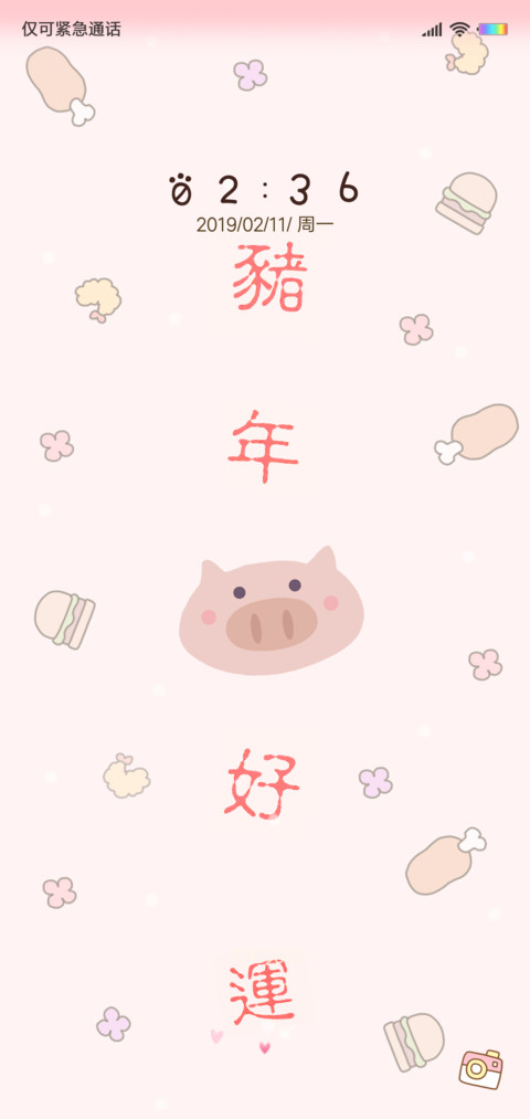 可爱 猪年好运 preview