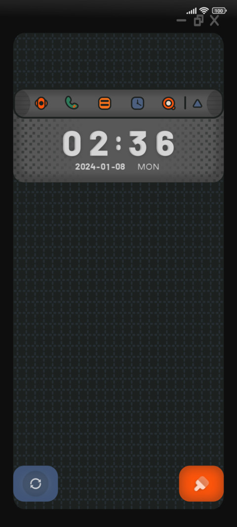 Retro block keypad preview