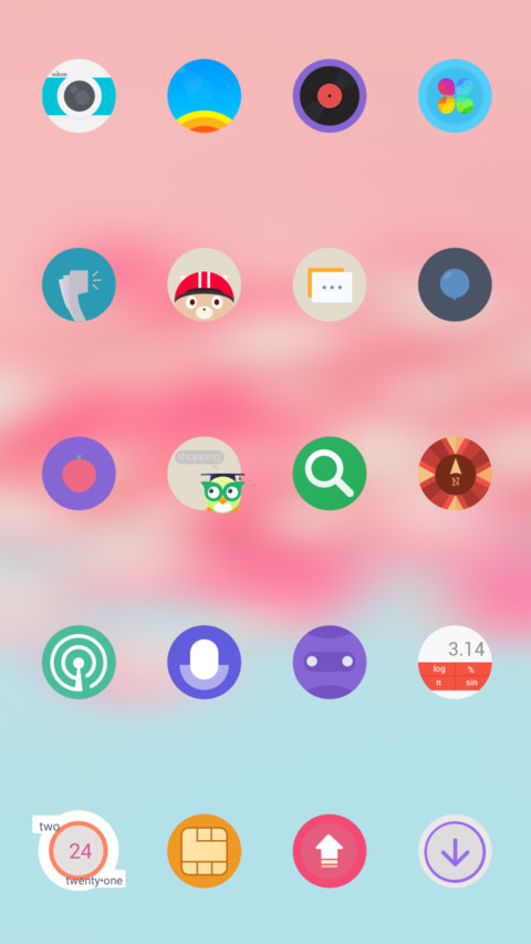 aurora  pink   in design  preview