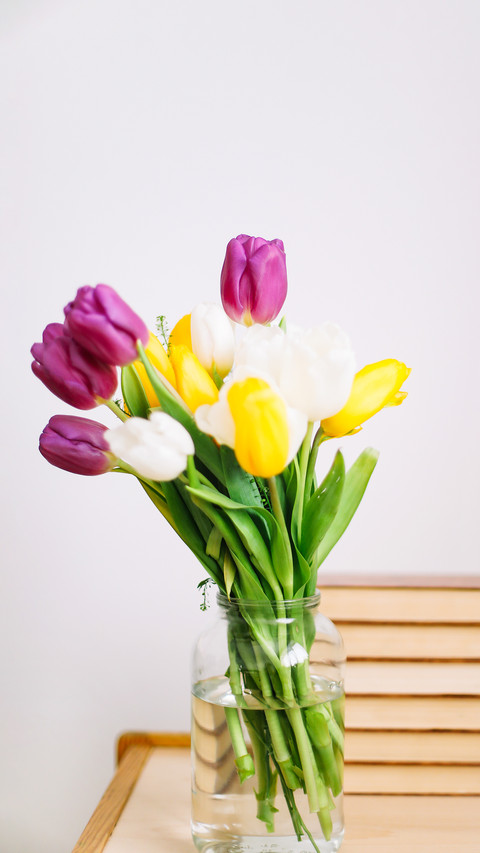 Bouquet of beautiful tulips preview
