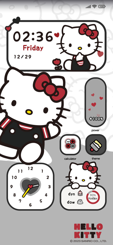 Hello Kitty red preview