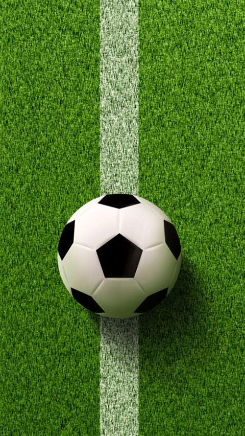 Symmetrically composed football photo preview