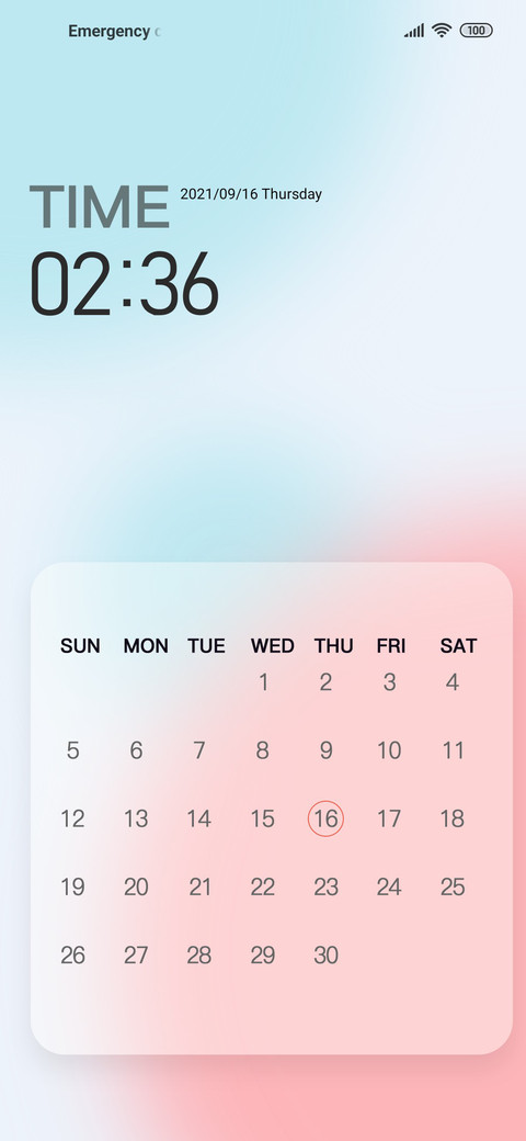 Fresh gradient preview