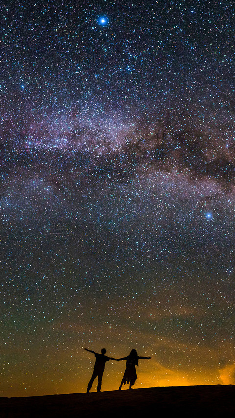 How to take photos of dry goods and starry sky in preview