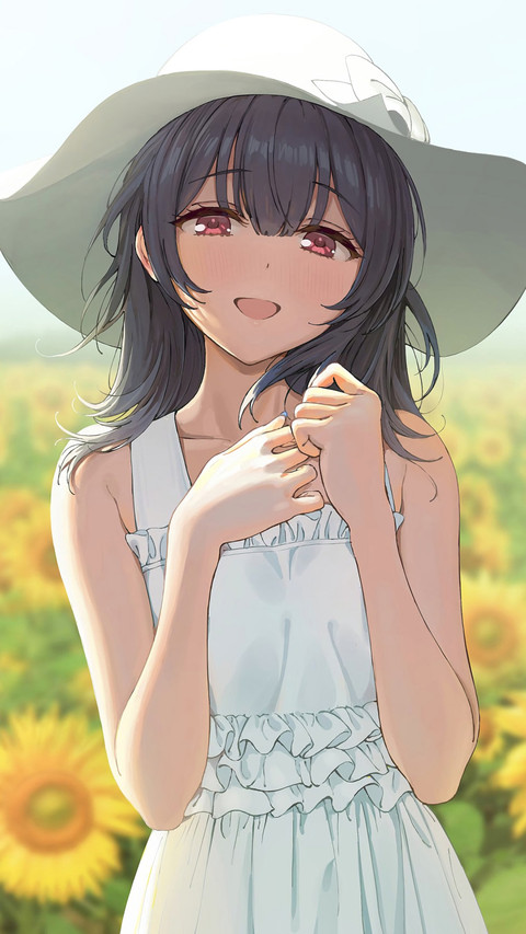 花海中的草帽女孩 preview