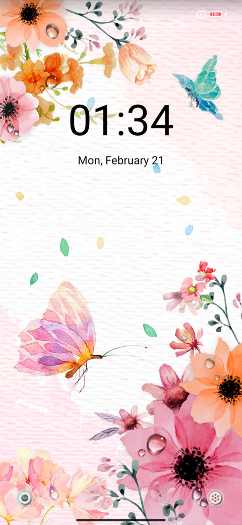 Spring ink flower preview