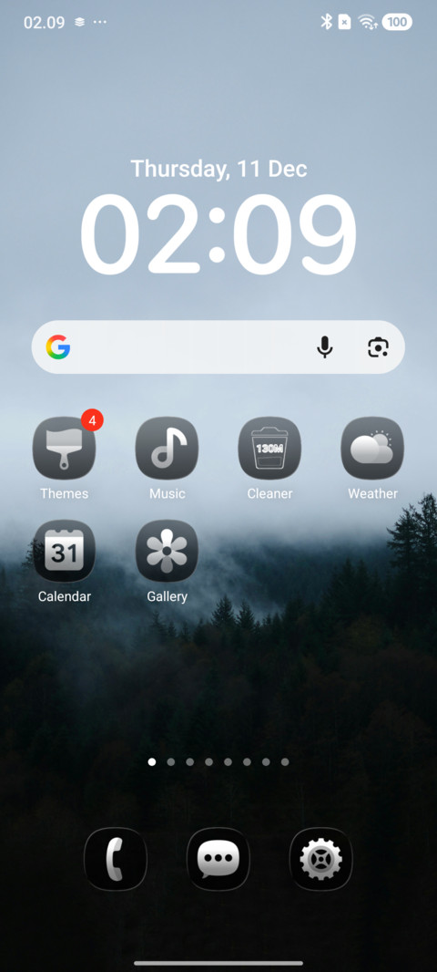 VK Dark glass MIUI Customization