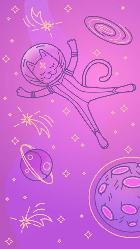 Astronaut illustration-07 preview