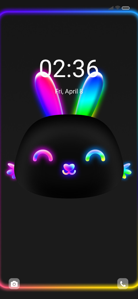 Neon rabbit