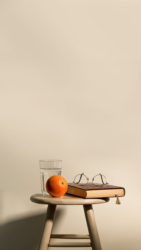 Still Life of Orange Fruit, Glass of Water preview
