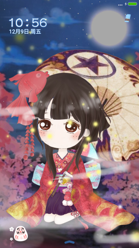  萌星球 小薇阴阳师（萤火虫动态+多锁屏+音乐界面） preview