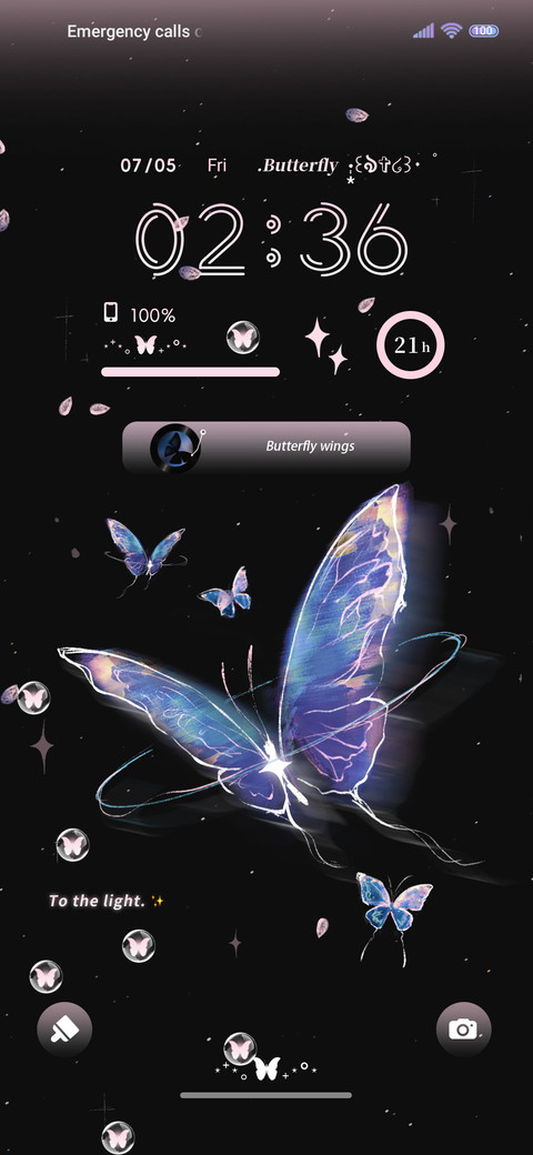 Simple butterfly preview