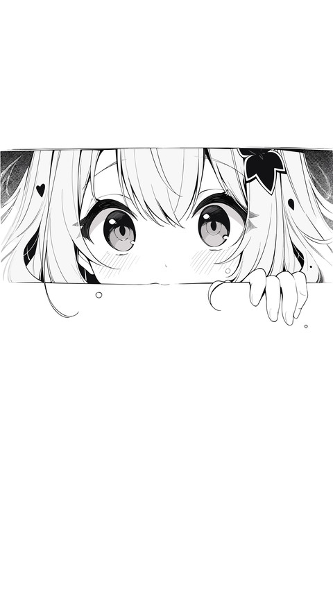 Anime girl cut preview