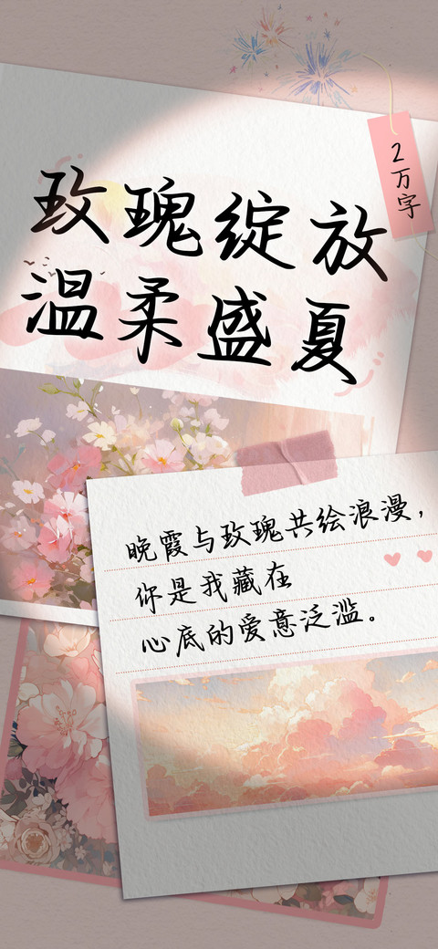 玫瑰绽放温柔盛夏 preview