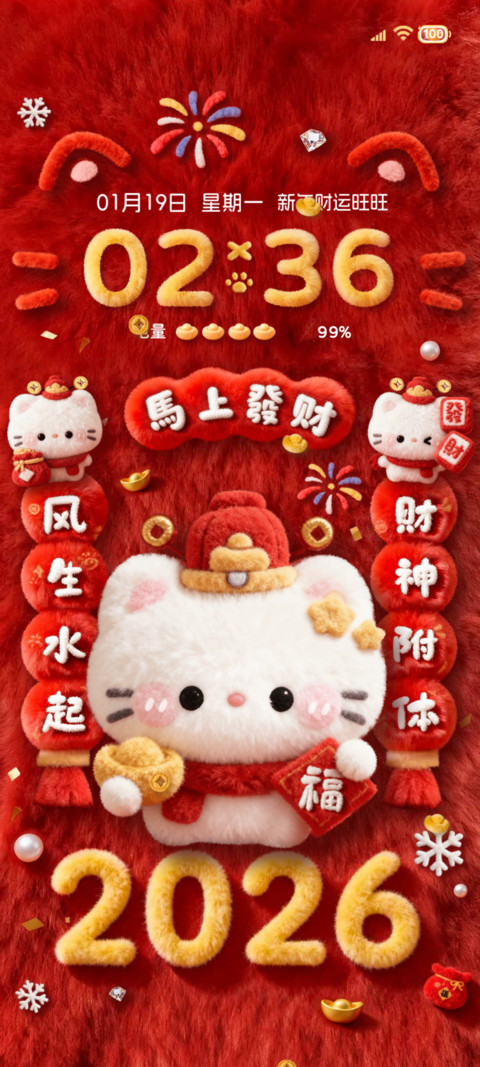新年小猫马上发财 preview