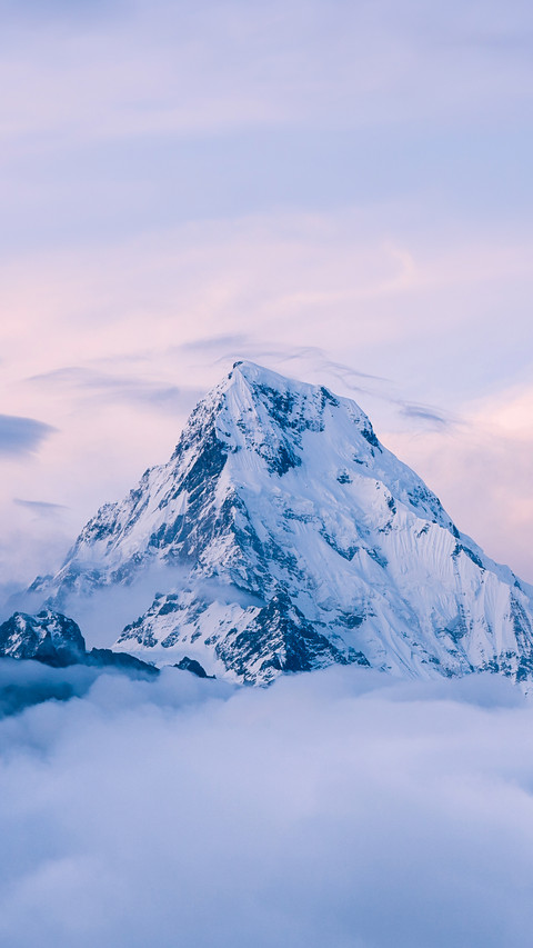 Himalayan Mountain Top above the Clouds, Annapurna, Nepal preview