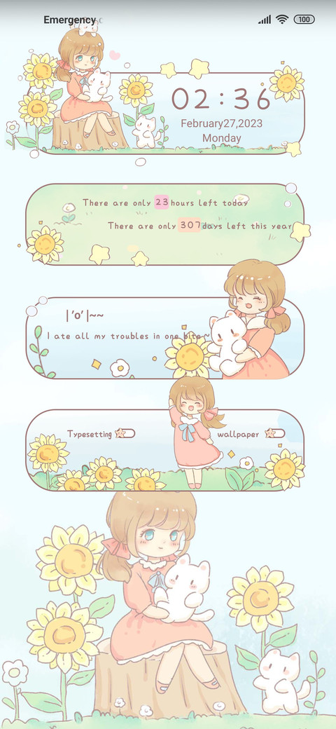 Sunflower girl preview