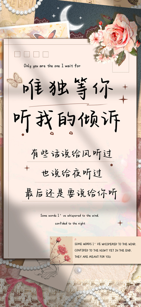 唯独等你听我的倾诉 preview