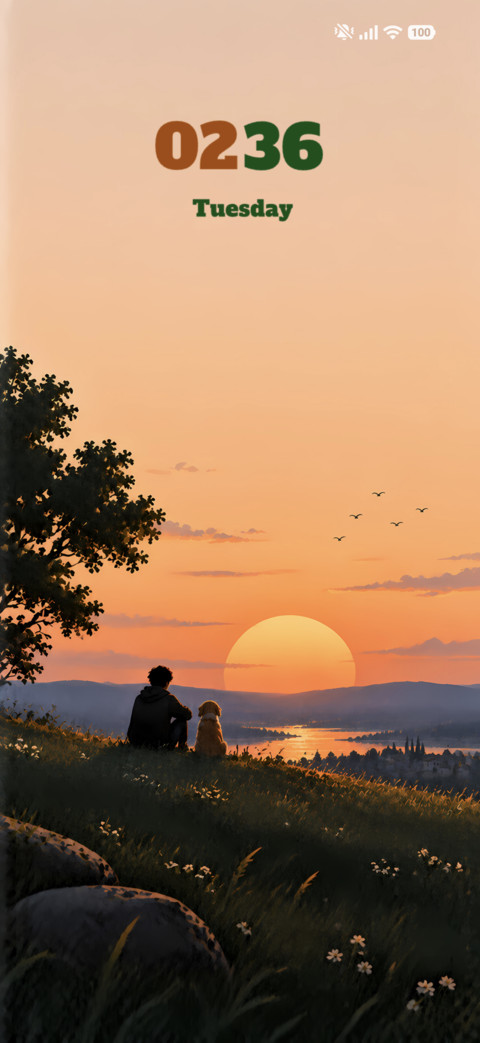 Dog & Sunset preview