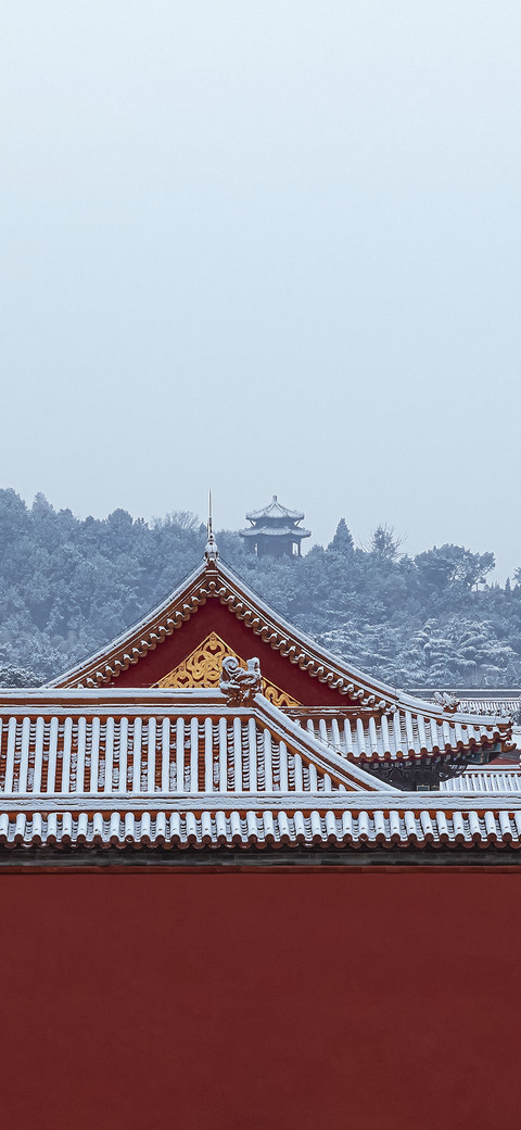 古墙与冬雪-视觉中国 preview