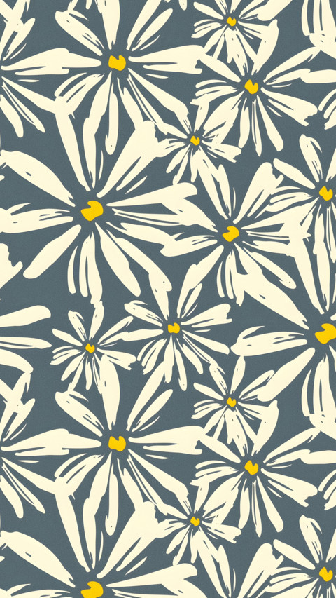 Dark Flat Flowers preview