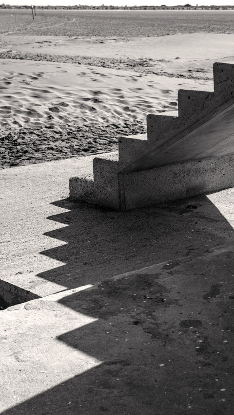 Architectural texture staircase black and white preview