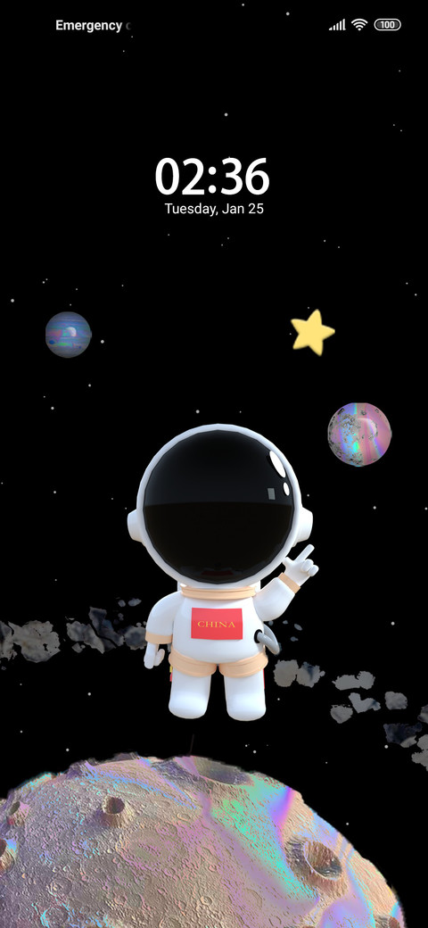 3D astronauts preview