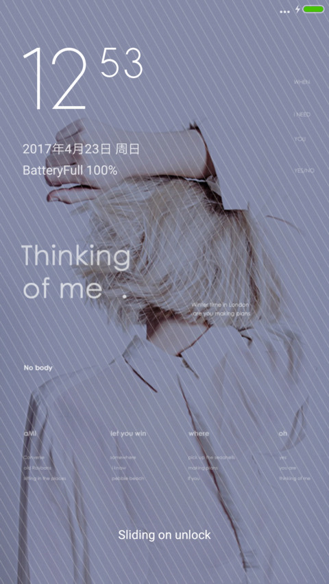 Thinking of me preview