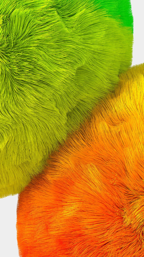 Twocolor hairball preview