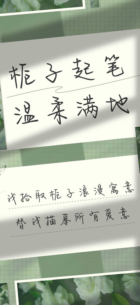 栀子起笔温柔满地 preview