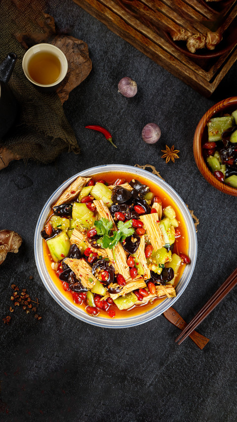 Refreshing summer cold dish preview