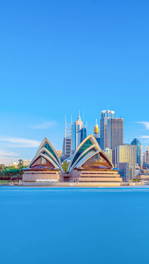 Downtown Sydney Skyline with Blue Sky in Australia preview