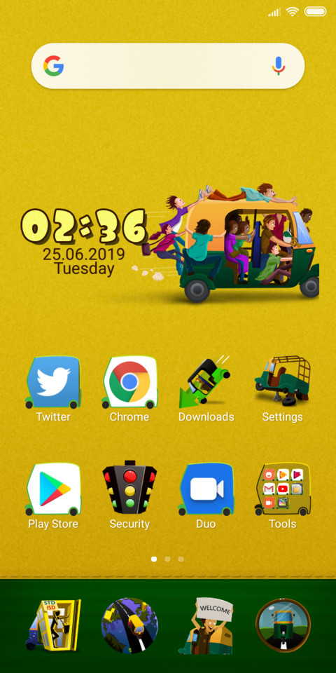 Auto Rickshaw miui theme