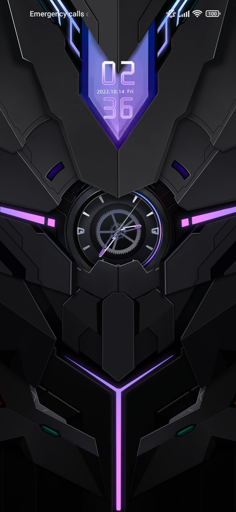 Cool black mecha preview