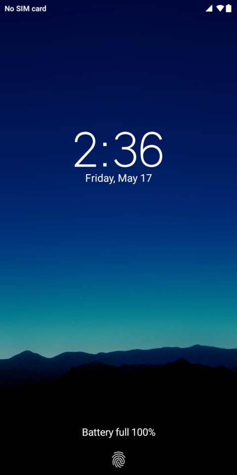 Android Q Dark_DWM19 preview