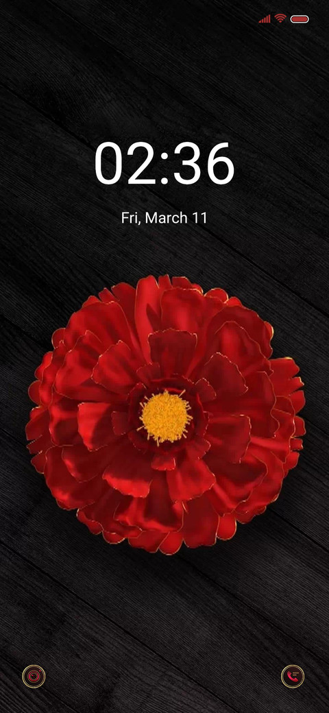 Wood grain flower preview