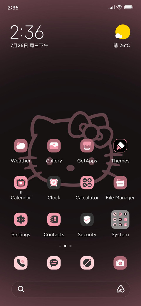 Kitty  big face preview